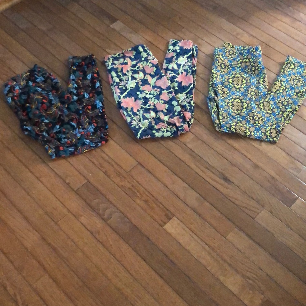 Three pairs of LuLaRoe leggings-selling as a set